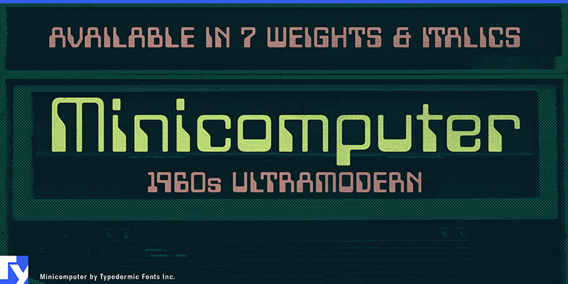 Minicomputer illustration