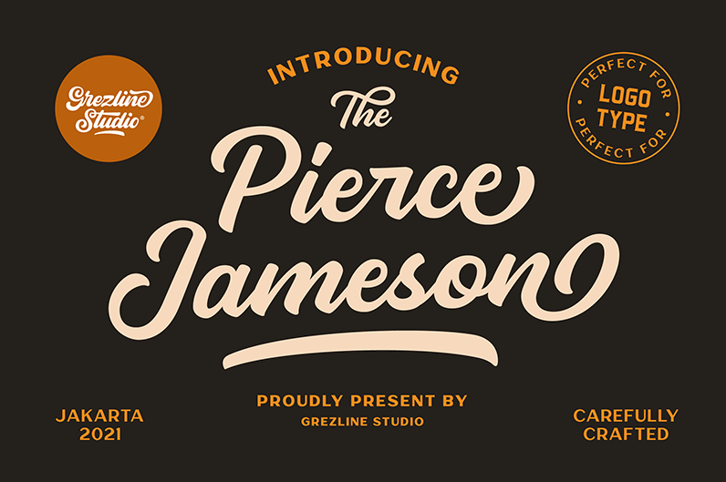 Pierce Jameson Script illustration