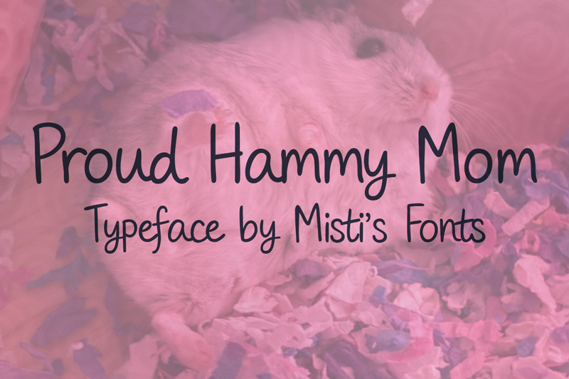 Proud Hammy Mom illustration