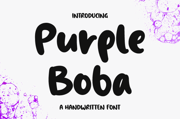 Purple Boba illustration