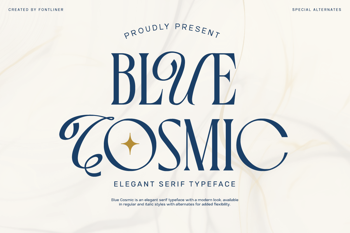 Blue Cosmic illustration