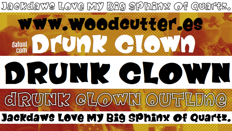 Drunk Clown illustration
