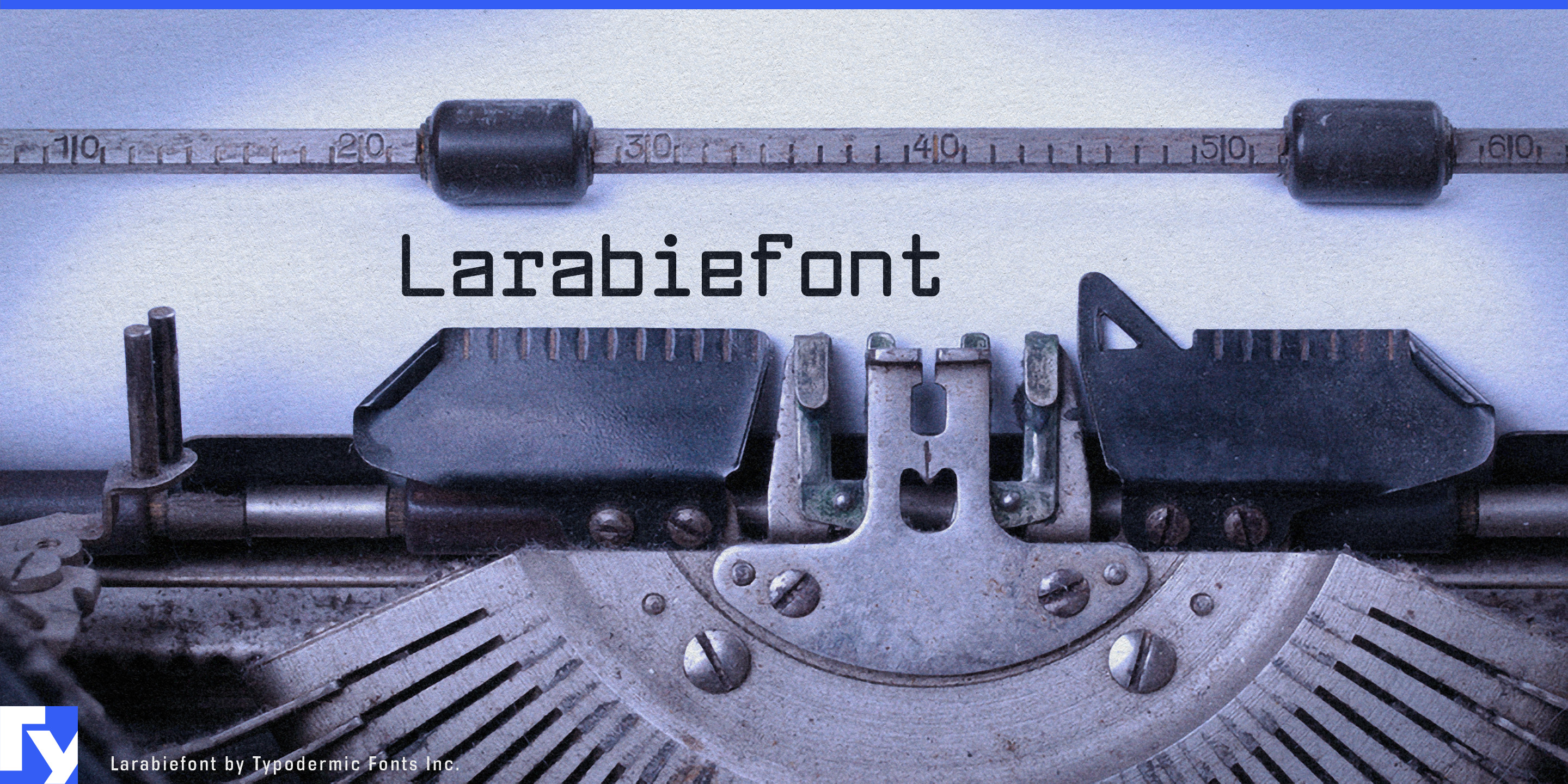 Larabiefont illustration