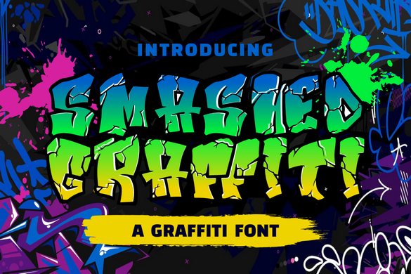 Smashed Graffiti illustration