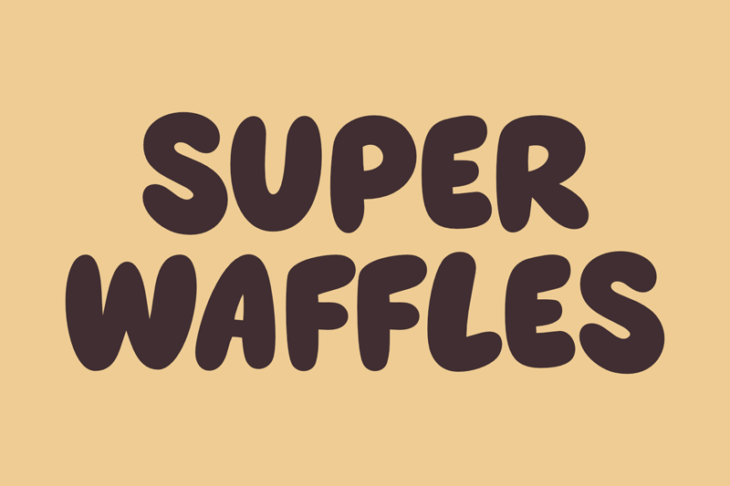 Super Waffles illustration