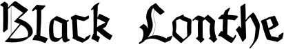 Black Lonthe