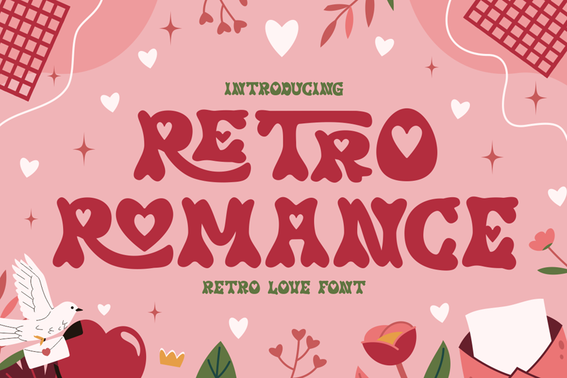 Retro Romance illustration