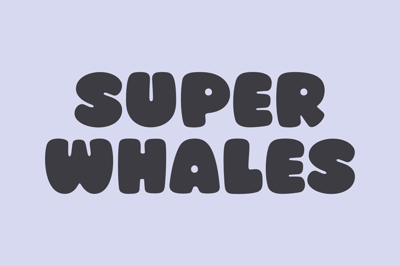 Super Whales illustration